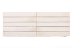 Afbeeldingen van Ivory White Steenstrips