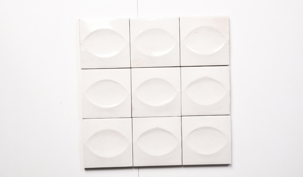 Afbeeldingen van White Glazed 0304 Steenstrips