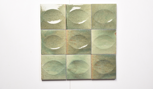 Afbeeldingen van Green Glazed 0302 Steenstrips