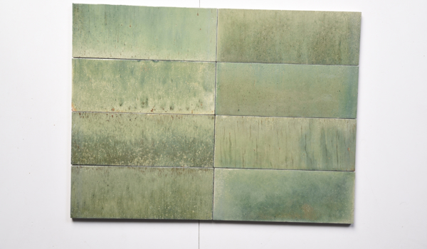 Afbeeldingen van Green Glazed 0303 Steenstrips